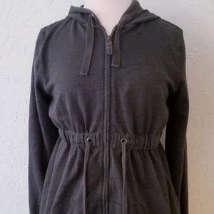 Liz Lange Knit Maternity Jacket with Hood - L